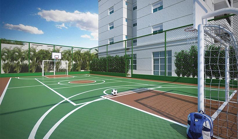 Condomínio com Quadra Esportiva - Cidade Maia Jardim